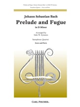 PRELUDE AND FUGUE SAX QUARTET cover